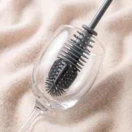 Brosse en silicone pour laver les verres / Gris