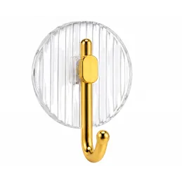 Porte-manteau adhésif GLAMOUR ROUND / Or brossé