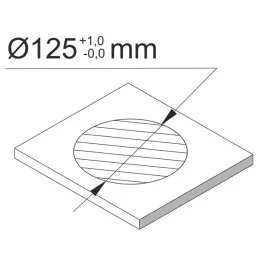 Prise escamotable automatique AMBIENTE SCHUKO 3x230V + USB A-C avec éclairage et chargement / Verre noir