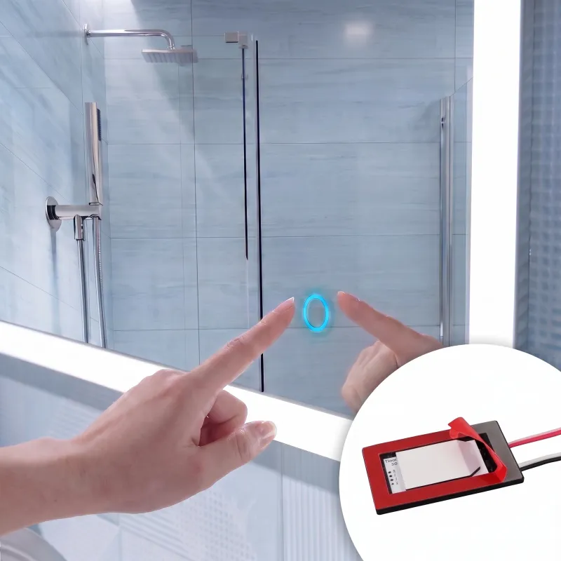 Interrupteur tactile 12V pour miroir avec variateur