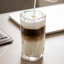 Verre à café en borosilicate WAVE 275 ml / Transparent