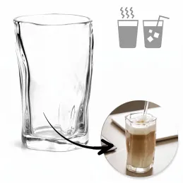 Verre à café en borosilicate WAVE 275 ml / Transparent