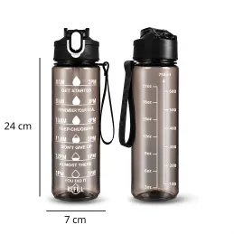 Bouteille d'eau de sport FIT ONE 750 ml / Noir