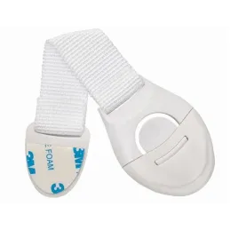 Lot de 10 verrous de sécurité pour portes et tiroirs / Blanc