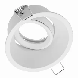 Spot design inclinable ADAMO ROUND / Blanc mat