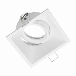 Spot design inclinable ADAMO SQUARE / Blanc mat