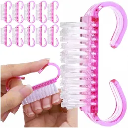 Brosse manucure pour les mains - 10 pcs / Rose