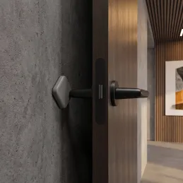 Butée de porte autocollante VALIA / Gris