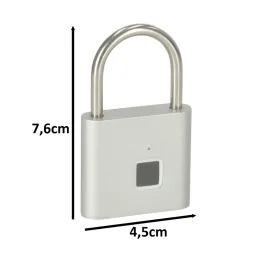 Cadenas en fonte à empreinte digitale ZION