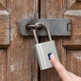 Cadenas en fonte à empreinte digitale ZION