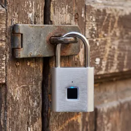 Cadenas en fonte à empreinte digitale ZION