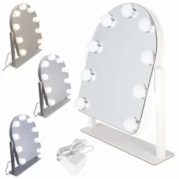 Miroir cosmétique avec éclairage LED LILIANA / Blanc