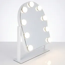 Miroir cosmétique avec éclairage LED LILIANA / Blanc