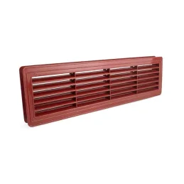 Grille de ventilation double face pour porte 430 x 115 mm / Calvados