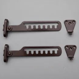 Quincaillerie de blocage pour fenêtres – 2 pcs / Marron