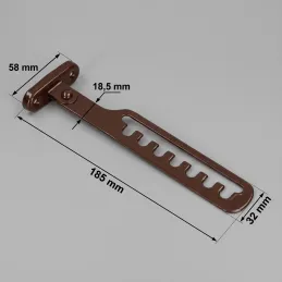Quincaillerie de blocage pour fenêtres – 2 pcs / Marron