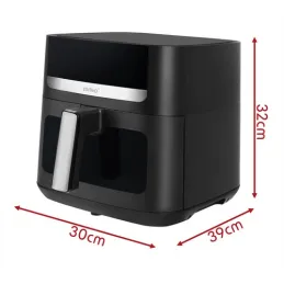 Friteuse à air chaud ULTRON XXL - 8L / Noir