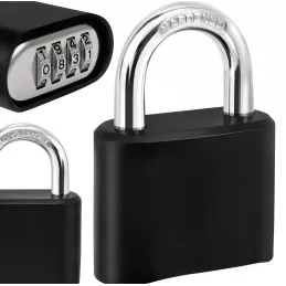Cadenas à combinaison en fonte ZION / Noir