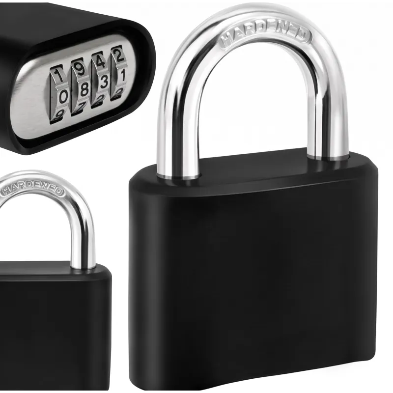 Cadenas à combinaison en fonte ZION / Noir