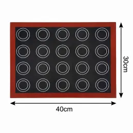 Tapis de cuisson en silicone 400 x 300 mm