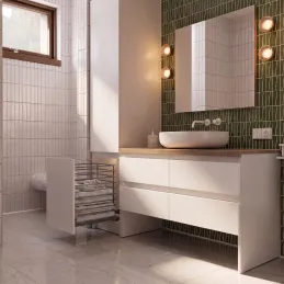 Panier à linge coulissant avec amortisseur et fixation sur porte ALO / Anthracite