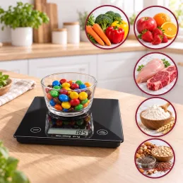 Balance de cuisine numérique EASY COOK / Noir