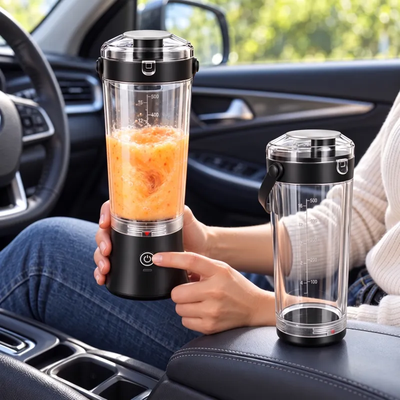 Mixeur électrique USB ARIANO pour smoothies et cocktails 600 ml / Noir