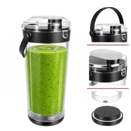 Récipient de rechange pour mixeur électrique USB ARIANO 600 ml / Noir