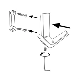 Porte-manteau GRAPA / Or brillant