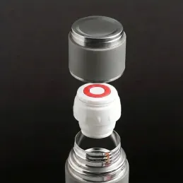Thermos design avec 3 tasses 400 ml / Gris