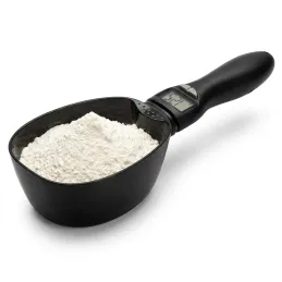Louche de cuisine avec écran LCD et balance XXL / Noir mat