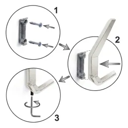 Patère GRAPA MAXI / Inox