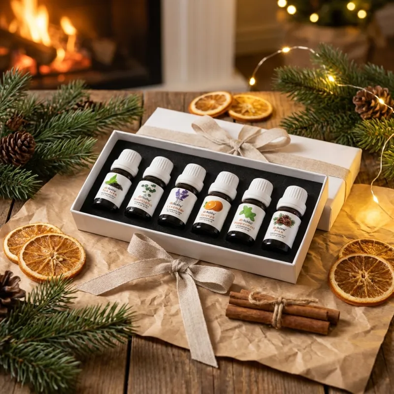 Set de 6 huiles parfumées pour diffuseurs d'arômes / 10 ml
