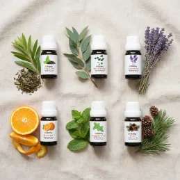 Set de 6 huiles parfumées pour diffuseurs d'arômes / 10 ml