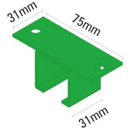 Fixation supérieure du rail K-075 / Plafond