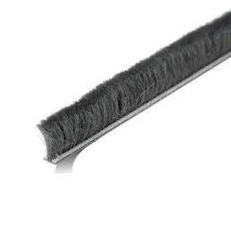 Brosse adhésive pour rail de porte intermédiaire / Grise