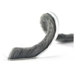 Brosse adhésive pour rail de porte intermédiaire / Grise