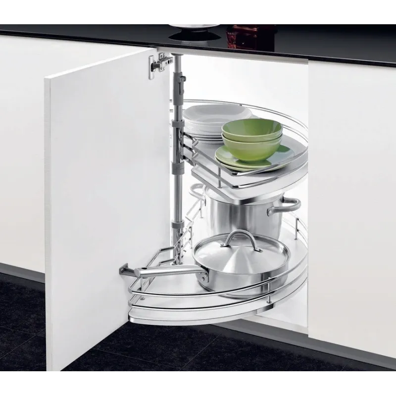 Carrousel Elegance 180° / Chrome brillant