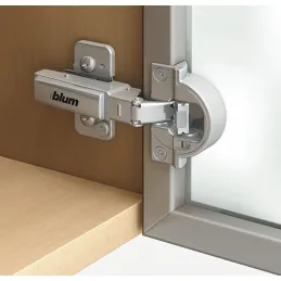 Charnière invisible pour portes en aluminium CLIP TOP 95° avec amortissement