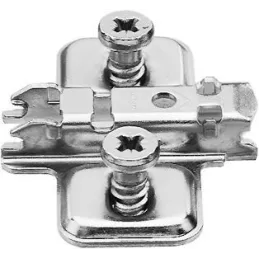 Plaque cruciforme avec vis EURO