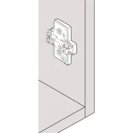 Cale pour semelle -5°