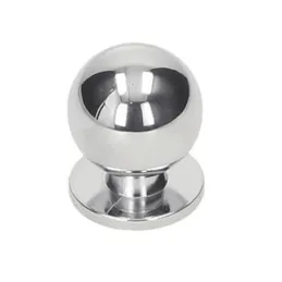 Bouton BALL 20 mm / Chrome brillant