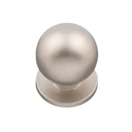 Bouton BALL 20 mm / Nickel satiné
