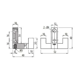Porte-manteau TELGADO DUO / Acier inoxydable