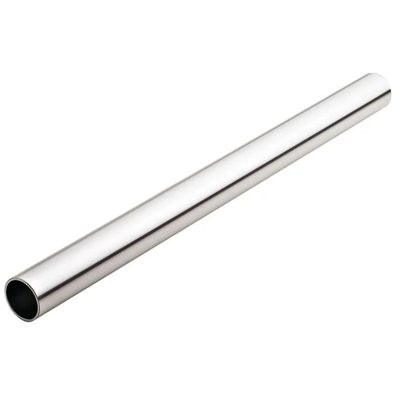 Tringle de penderie ronde / Chrome brillant