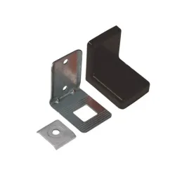 Ferrure de suspension pour armoire avec cache - Marron foncé