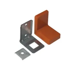 Ferrure de suspension de meuble avec cache – Cerisier