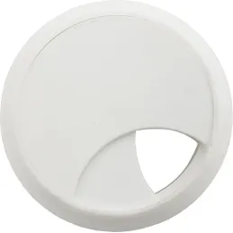 Passe-câbles en PVC 60 mm / Blanc