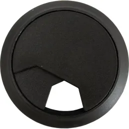 Passe-câbles en PVC 60 mm / Noir