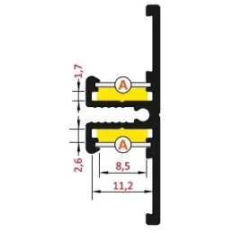 Embout pour profilé LED A